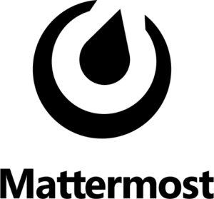 Logo de Mattermost, outil de télétravail très fonctionnel.